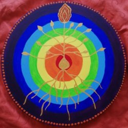 magorzata mazuriewicz_mandala ii_ akryl